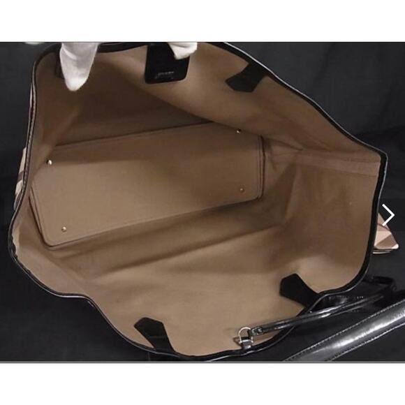 BURBERRY Burberry Check Pattern Tote Bag Shoulder Bag - Picture 4 of 4